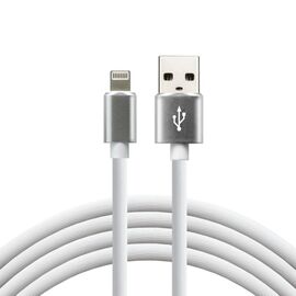 everActive cable USB Lightning 1m - White, silicone, quick charge, 2,4A - CBS-1IW - Cables & Adapters - Cables & Accessories - Techbox
