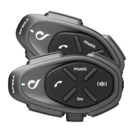 Interphone TOUR HD Motorbike intercom 1500 m 2 pcs Black | Techbox