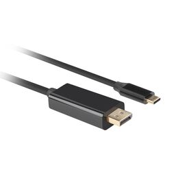 Lanberg CA-CMDP-10CU-0030-BK video cable adapter 3 m USB Type-C DisplayPort Black | Techbox