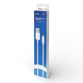 Savio CL-125 USB cable USB 2.0 1 m USB A USB C White | Techbox
