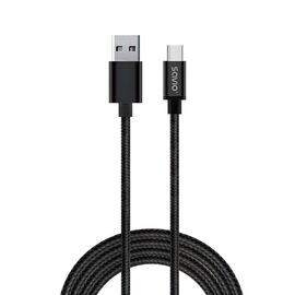 Savio CL-129 USB cable 2 m USB 2.0 USB A USB C Black | Techbox
