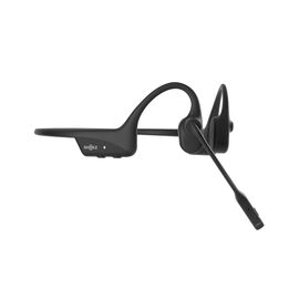 SHOKZ OpenComm2 UC 2025 Upgrade Wireless Bluetooth Bone Conduction Videoconferencing Headset with USB-C Charging Port and USB-C adapter | 16 Hr Talk Time, 29m Wireless Range, 1 Hr Charge Time | Includes Noise Cancelling Boom Mic and Dongle, Black - Bluetooth - Headsets - Techbox