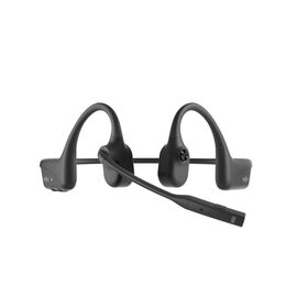 SHOKZ OpenComm2 UC 2025 Upgrade Wireless Bluetooth Bone Conduction Videoconferencing Headset with USB-C Charging Port and USB-C adapter | 16 Hr Talk Time, 29m Wireless Range, 1 Hr Charge Time | Includes Noise Cancelling Boom Mic and Dongle, Black - Bluetooth - Headsets - Techbox