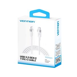 Vention USB 3.2 5A 10Gbps 1m WH USB-C to C cable | Techbox
