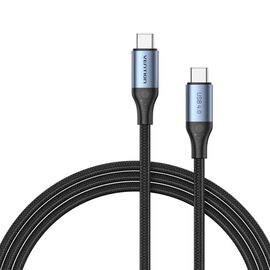 Vention USB 4.0 5A 40Gbps USB-C to C cable, braided, 1m | Techbox