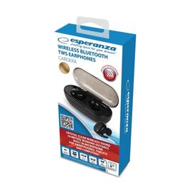 Esperanza TWS CARDERA Headphones Wireless In-ear Calls/Music Bluetooth Black | Techbox