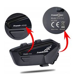 FreedConn FX Pro V2 EU MESH motorcycle intercom | Techbox