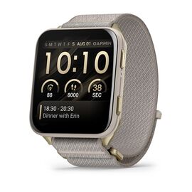 Garmin Venu X1 5.08 cm (2") AMOLED Digital 448 x 486 pixels Touchscreen Gold, Titanium Wi-Fi GPS (satellite) | Techbox