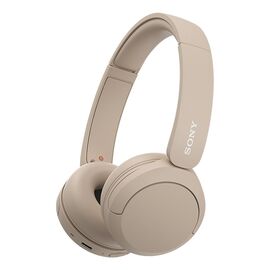 Sony WH-CH520 Headset Wireless Head-band Calls/Music USB Type-C Bluetooth Charging stand Cream | Techbox