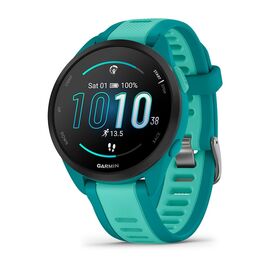 Garmin Forerunner 165 Music 3.05 cm (1.2") AMOLED 43 mm Digital 390 x 390 pixels Touchscreen Turquoise GPS (satellite) - Smartwatches - Smartwatches & Accessories - Techbox