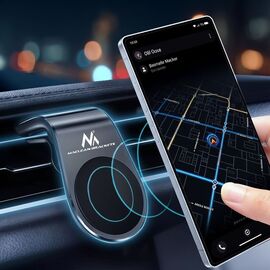 Maclean car phone holder, magnetic, universal, for ventilation grille, ABS material, MC-326 - Smartphone Holders - Smartphones - Techbox