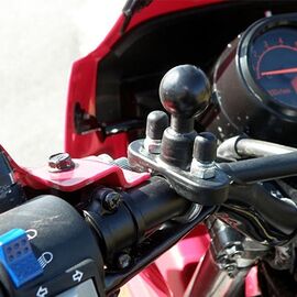 RAM Mounts Handlebar U-Bolt Base for Rails 0.5" to 1.25" in Diameter - Smartphone Holders - Smartphones - Techbox