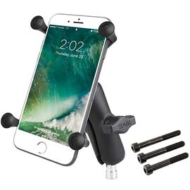 RAM Mounts X-Grip Large Phone Mount with Motorcycle Handlebar Clamp Base - Smartphone Holders - Smartphones - Techbox
