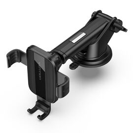Vention Auto-Clamping Car Phone Mount With Suction Cup Black Square Type - Smartphone Holders - Smartphones - Techbox