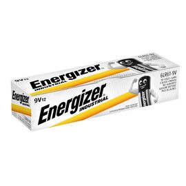 ENERGIZER INDUSTRIAL PRO 6LR61 9V BATTERIES 12 PCS - Batteries & Chargers - Consumables - Techbox