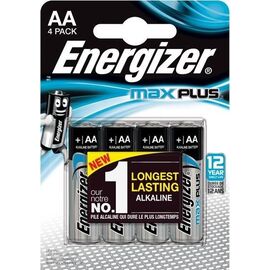 ENERGIZER BATTERY MAX PLUS AA LR6, 4 ECO - Batteries & Chargers - Consumables - Techbox