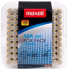 MAXELL Alkaline battery LR03 AAA 1.5V 100 pcs. | Techbox