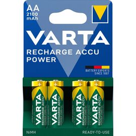 VARTA HR6 AA Recharge Accu Power 2100 mAh 56706 Rechargeable batteries 4 pc(s) Green, Yellow | Techbox