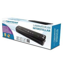 Esperanza A4 Hot  / cold laminator 250 mm/min Black - Office Machines - Office Supplies - Techbox