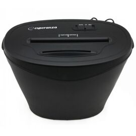Esperanza EN103 paper shredder 22 cm Black - Office Machines - Office Supplies - Techbox