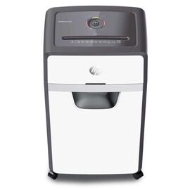 HP ONESHRED 24CC shredder, cut-offs, P-4, 24 cards, 30l, light grey | Techbox