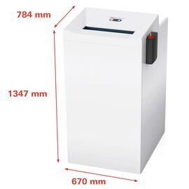 HSM Pure 740 max shredder, 240 l, 4,5x30 mm - Office Machines - Office Supplies - Techbox