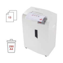 HSM shredstar X13 document shredder, 4 x 37 mm + separate CD-cutting mechanism - Office Machines - Office Supplies - Techbox