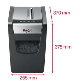 Rexel Momentum X410-SL paper shredder Cross shredding Black, Grey | Techbox