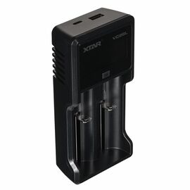 XTAR VC2SL Battery charger Li-ion / Ni-MH / Ni-CD 18650 - Batteries & Chargers - Consumables - Techbox