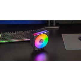 Mars Gaming MCPU-LCD Processor Air cooler 12 cm Black 1 pc(s) | Techbox