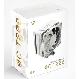 MODECOM Volcano 0C T200 Processor Air cooler 12 cm White - CPU Coolers & Pastes - CPU & Cooling - Techbox