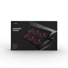 Laptop cooling pad, 6 backlit fans, 2000 RPM, SAVIO COS-01 | Techbox