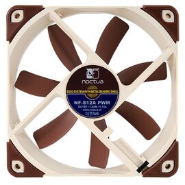 Noctua NF-S12A PWM computer cooling component Computer case Fan 12 cm Brown | Techbox