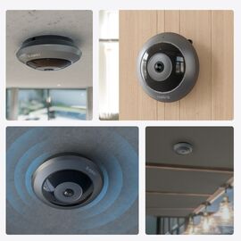 Reolink Fisheye Series W520 - 6MP Indoor Fisheye Wi-Fi Camera, 360° View, Multiple Display Modes, Person Detection - Cameras - Cameras & DVR - Techbox