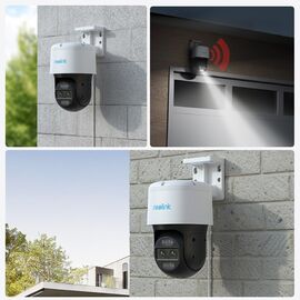 Reolink TrackMix Series P760 - 4K Outdoor Camera, Dual View, Auto-Zoom Tracking, PoE Connection, Color Night Vision - Cameras - Cameras & DVR - Techbox