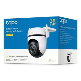 TP-Link Outdoor Pan/Tilt Security Wi-Fi Camera SPEC: 3K 5MP (2880x1620), 2.4 GHz, 2 × External Antennas, 1 × Ethernet Port, Horizontal 360º | Techbox