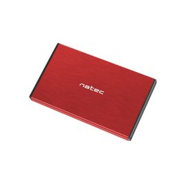 NATEC HDD ENCLOSURE RHINO GO (USB 3.0, 2.5", RED) | Techbox