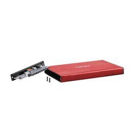 NATEC HDD ENCLOSURE RHINO GO (USB 3.0, 2.5", RED) | Techbox