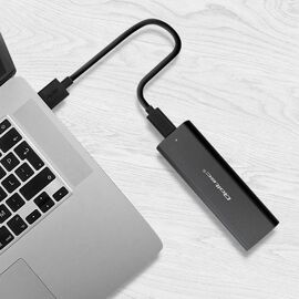 Qoltec 50311 storage drive enclosure SSD enclosure Black M.2 | Techbox