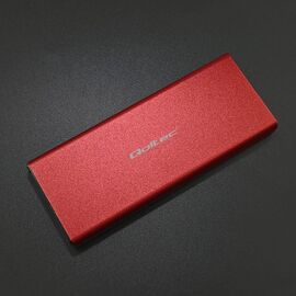 Qoltec 51831 Enclosure | M.2 SSD drive | SATA | NGFF| USB 3.0 | Super speed 5Gb/s | 2TB | Red | Techbox