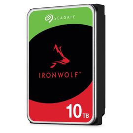 Seagate IronWolf internal hard drive 10 TB 256 MB 3.5" Serial ATA III (ST10000VN000) - Internal HDD - Hard Drives - Techbox