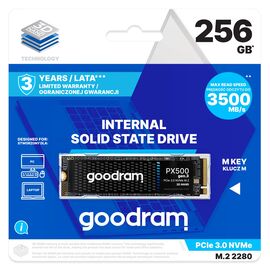 Goodram PX500 GEN.3 SSDPR-PX500-256-80-G3 internal solid state drive 256 GB M.2 PCI Express 3.0 NVMe 3D NAND | Techbox