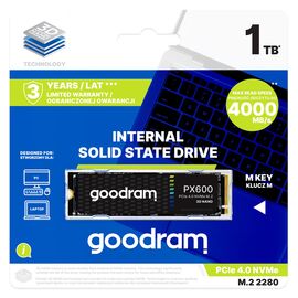 Goodram SSDPR-PX600-1K0-80 internal solid state drive 1 TB M.2 PCI Express 4.0 NVMe 3D NAND | Techbox