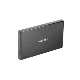 NATEC RHINO GO enclosure USB 3.0 for 2.5'' SATA HDD/SSD, black Aluminum | Techbox