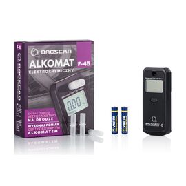 BACscan F-45 alcohol tester 0 - 4% Black | Techbox
