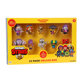 BRAWL STARS S2 FIGURES -12 PACK DELUXE BOX |  Techbox
