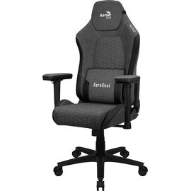 Aerocool CROWNASHBK, Ergonomic Gaming Chair, Adjustable Cushions, AeroWeave Technology, Black - Gaming Furniture - Gaming - Techbox