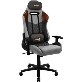 Aerocool DUKE AeroSuede Universal gaming chair Black, Brown, Grey | Techbox