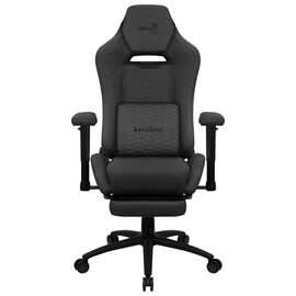 Aerocool ROYALASHBK Premium Ergonomic Gaming Chair Legrests Aeroweave Technology Black - Gaming Furniture - Gaming - Techbox