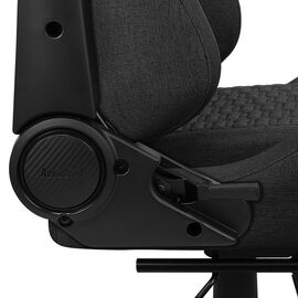 Aerocool ROYALASHBK Premium Ergonomic Gaming Chair Legrests Aeroweave Technology Black - Gaming Furniture - Gaming - Techbox
